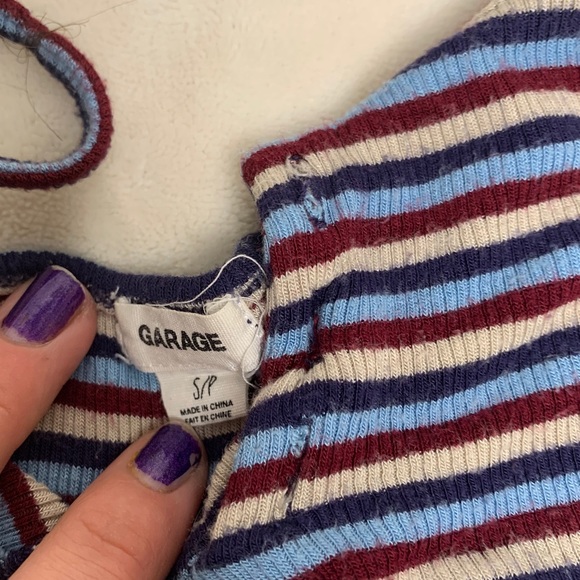 SOLD Garage Striped Tank - Picture 4 of 4